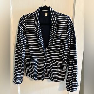 Gap striped cotton blazer